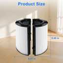 2 Pack HP1 HP2 Filter replacement For Dyson HP1 HP2 HP10 TP07 TP10 TP09 TP06 TP04 TP7A HP07 HP06 HP04 HP09 HP4A HP7A PC2 PC1 DP04 360combi glass carbon air puri-fier filter