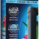 Fluval P10 Submersible Aquarium Heater 10W, Preset 76-78F for Freshwater & Saltwater Tanks up to 3 Gal, Shatterproof, Fully Submersible, LED Indicator, Durable & Safe Nano Tank Heater