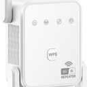 1200Mbps WiFi Extender Signal Booster for Home, Dual Band 5GHz/2.4GHz Wireless Internet Repeater with 4 External Antennas, Covers Up to 3600 Sq.ft & Supports 80 Devices, AP Mode with Ethernet Port