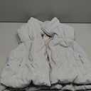 Tankaneo Womens Cropped Puffer Vest Corduroy Lightweight Sleeveless Padded Coat Zip Up Warm Outerwear, Size Medium