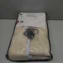 Pleat Natural Beige Black Out 102 Inch Long Privacy Curtains for Room Divider 2 Panels Set, Elegant Memory Trained Pinch Pleated Linen Energy Efficient Drapes for Dorm Room Window 40"W x 102"L Length