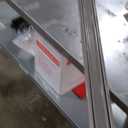 Prime-Line N 6876 By-Pass Mirror Door Bottom Track, 60 In., Roll-Formed Aluminum, Satin Nickel (Single Pack)