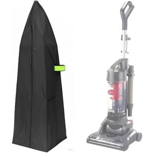 Chuanke Upright Vacuum Cleaner Storage Bag 420D PVC Dustproof and Waterproof Cleaner Protective Black Cover