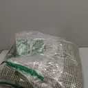 Uphome Kitchen Runner Rug, 2'6x8 Washable Boho Rug Runners for Hallways Non Slip, Low Pile Woven Cotton Modern Carpet Runners, Stain Resistant Bedroom Runner Rug for Hallway Entryway Entrance, Green