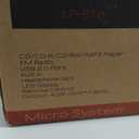 LONPOO Stereo Shelf System for Home, Vintage CD Player 40W RMS Micro Mini System with Remote Control, Bluetooth, FM Radio, USB MP3 Playback & Aux-in,Silver