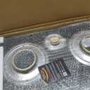 Propane Stove 3 Burner Gas Stove 32000 BTU Auto Ignition Tempered Glass LPG Cooktop with CSA Hose for Outdoor Cooking, Emergency