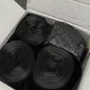 100 Count 55-60 Gallon Trash Bags, Sturdy & Tear-Resistant Commercial Can Liners 55 Gallon, Large Garbage Bags, Large Black Trash Bags for Commercial, Lawn and Leaf Bags