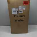 Pressure Washer 5000PSIIMAX Touch Screen Adjustable with Anti-Tipping Technolog, Spray Handle Smart Control, 5-Nozzle Set, for Cars//Home/Patios, Orange