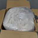 DOWN HOME Cali King Quilt Bedding Set with Shams, Vintage Washed Quilted Blanket Thin Comforter Lightweight Bedspread Coverlet Bed Cover, Brushed Microfiber Stripe Stitching, Linen White, 111"x92"