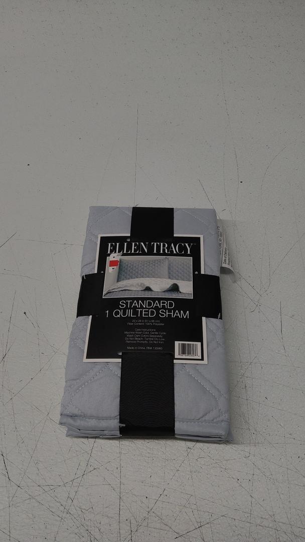 Ellen Tracy Standard 1 Quilted Sham 20x26in 100% Polyester
