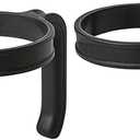 ZYTC 20Oz Tumbler Handle for Yeti,Ozark Trail,Sic Magnum Steel 20 Oz tumblers 2 Pack Black