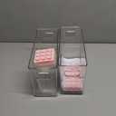 Breastmilk Storage Container with L Shaped Dividers to Flatten Standing Breast Milk Bags in Organizer Bins Save Refrigerator Space | 2 Containers with Removable Separator Boards - Pink (3mm Thick)