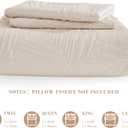 Exclusivo Mezcla California King Quilt Bedding Set, Lightweight Brich Beige Quilts Cal Oversized King Size for All Seasons, Soft Microfiber Bedspreads Coverlets with Leaf Pattern, 3 Piece