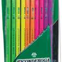 Ticonderoga 13810 Pre-Sharpened Pencil, HB, 2, Assorted Color Barrels, 10/Set