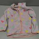 Feidoog Toddler Fleece Jacket Baby Boys Girls Hooded Zipper Long Sleeve Thick Warm Outerwear Size 3-4T