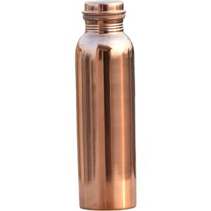 Pure Copper Bottle Hold 950 ML water (32.12 Ounce) | Copper Bottle Joint free and Leak Proof | Copper Water Bottle for Ayurvedic Health Benefits