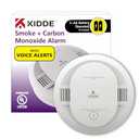Kidde Smoke & Carbon Monoxide Detector, AA Battery Powered, Voice Alerts, LED Warning Light Indicators, Manufactured Date: 2025 Dec 16