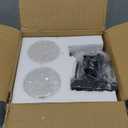 Plug in Wall Sconces, 2 Pack Wall Lamp, Rustic Plug in Wall Light Sconces, Sconces Wall Lighting, E26 Modern Wall Light Fixtures (Black)