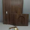 HOOBRO Cat Litter Box Enclosure, Hidden Litter Box Furniture with Side Entry, Litter Box Cabinet, Indoor Cat House, End Side Table, 31.5"L x 17.7"W x 16.3"H, for Living Room, Bathroom, Walnut WL40MW01