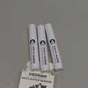 BIGTHUMB Thick White Jumbo Poster Markers: 3 Pcs 15mm Wide Tip Large Acrylic Paint Pens Big Permanent Markers Calligraphy Marker for Rock Painting, Sign, Canvas, Glass, Wood, Ceramic