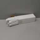 Woaboy Pack of 2 Christmas White Throw Pillow Covers Decorative Snowflake Embroidery Couch Pillows Canvas Cushion case Holiday Festival Home Decor Soft Pillowcase for Sofa Bedroom Car 18x18 Inch