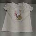 Gymboree Girls' and Toddler Puff Sleeve Embroidered T-Shirt, 4T
