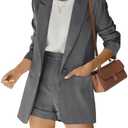 Women's Front Long Sleeve Blazer Only, Small