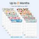 SUNEE 2026 Wall Calendar Extra Large 17"x27", 21 Month Calendar (Ends June 2027), Vertical Large Monthly Calendar 2026-2027 for Wall, Seasons Color (Seasonal)
