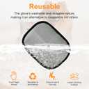 5Pack 1 Pcs Electrostatic Pet Hair Remover GloveReusable Cats Dogs Hair Removal Gloves for Furniture Bed Sheets Couch Clothes Carpet Car Seat