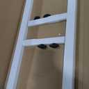 Hasipu 67" x 40" Arched Rolling Home Gym Mirror with Wheels, 360 Swivel Body Mirror with HD Tempered Glass, Large Floor Mirror for Yoga Room, Dance Studio, Bedroom & Home Gym (White)