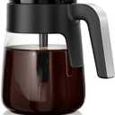 12 Cup Coffee Pot Replacement for Ninja Coffee Maker CFP101 CFP201 CFP301 CFP250A CFP300 CFP305 CFP307 CM400 CM401 CFN601 CF090 CF091 CF092, Glass Carafe for Ninja with Brew-Through Lid