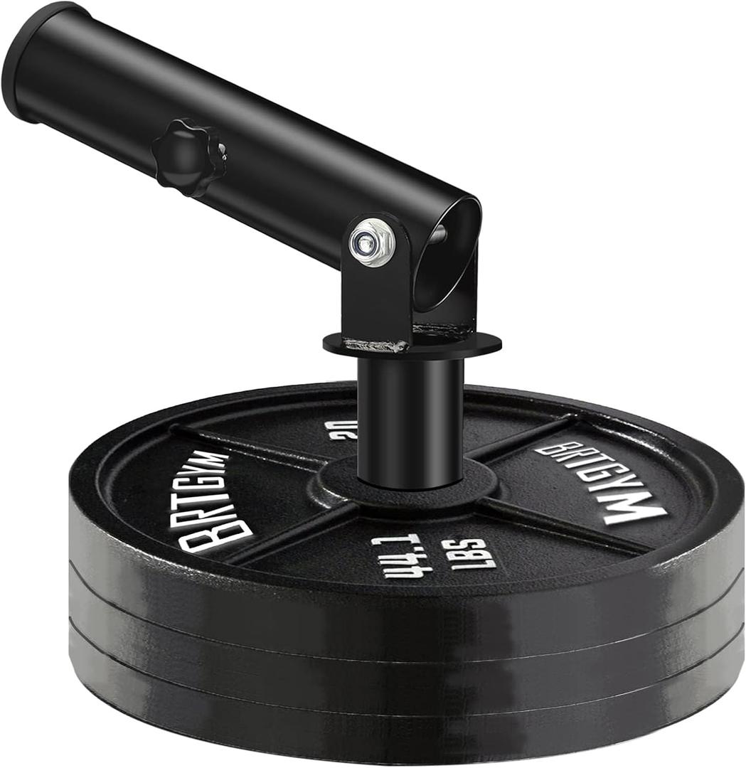 T Bar Row Landmine Attachment for 2" Olympic Bars, Heavy-Duty Steel, 360 Swivel, Workout Home Gym Equipment