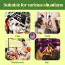 Glotoch Express 1000 PCS Individually Wrapped Plastic Straws, 7.75'' Long, 0.24'' Diameter Disposable Drinking Straws for Every Occasion, Party, Made in USA (White & Red Stripes)