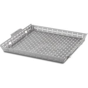 Weber Crafted Roasting Basket  StainlessSteel Grill Basket for Even Roasting of Small & Delicate Foods, Designed for Weber Crafted Outdoor Kitchen System