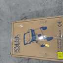 Narrow Senior Walker for Home & Outdoors, Adults with Tray, White & Blue | KMINA