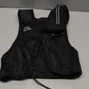 Running Vest for Women Men, USA Original Patent, Adjustable Chest Straps Running Hydration Vest with 500ml Soft Flask, Lightweight Reflective Hydration Backpack for Marathon (X-Small-Small, Black)