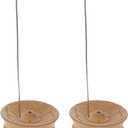 Cabilock 2Pcs Rope Incense Holder Stand with Ash Catcher Tibetan Style Indoor Fragrance Burner Plate for Home D Cor and Relaxation