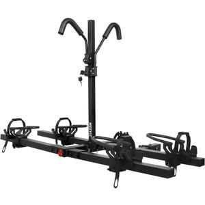 Ebike Racks for Tow Hitch with Lock, 2 Bike Rack for Car Truck SUV RV Trailer, Hitch Bike Rack for Fat Tire, Mountain Bikes, Electric Bikes, EMTB and Standard Bicycles - 200 lbs Capacity