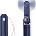 JISULIFE Portable Handheld Fan, Mini 3 In 1 with Rechargeable Battery, Personal Pocket Fan for Travel, Outdoor, USB Power Bank, Flashlight, Essential Ideal Gifts for Summer/Concert/Vacation - Blue