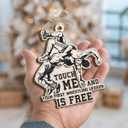 Wrestling Christmas Ornaments 2025 - Unique Wrestling Gifts for Friends and Family, Inspirational Gifts for Men, Boys, Kids, Sport Fans, Coaches, Wooden Ornaments for Christmas Decorations