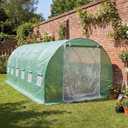 BPS Greenhouse Replacement Cover 20' x 10' x 7' Large Walk in Tunnel Outdoor Plant Gardening Greenhouse Cover (Frame NOT Included)