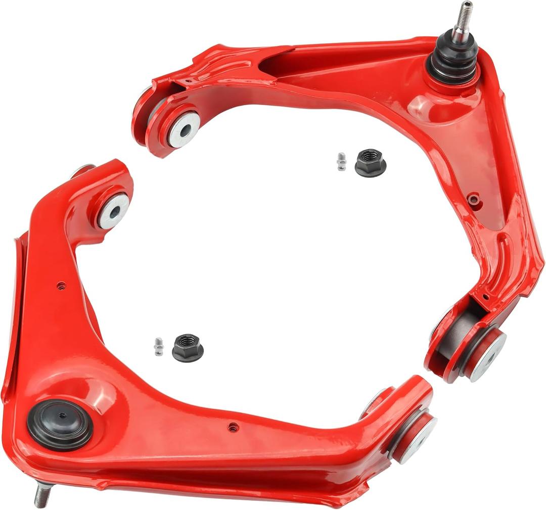 2PC Front Upper Control Arms for Chevy Silverado Sierra 2500HD 3500HD
GMC Yukon XL 2500,Suburban,Front Upper Control Arms Polyurethane Bushings with ball joints,2PC -K620054