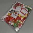 24pcs Box Ornaments Present Box Wooden Ornaments Xmas Tree Hanging Wood Signs Crafts Reusable Gifts Christmas Tree Decor for Winter Xmas Holiday Party Outdoor Indoor Home Office Favor