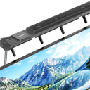 Soundbar Mount, No Drilling Steel TV Top Shelf Fits Most of Sound Bars Up to 15 Lbs, Universal Sound Bar TV Mount Bracket, Sound Bar Stand Compatible with Samsung, Sony, LG,Bose, 33.8x4.7inch