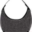 Y2K Studded Purse Black Shoulder Bag for Women Trendy Goth Punk Vegan Leather Handbag for Travel work & Daily Use | Goth Punk