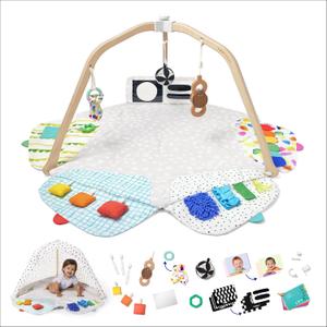 LOVEVERY | The Play Gym | Award Winning For Baby , Stage-Based Developmental Activity Gym & Play Mat for Baby to Toddler