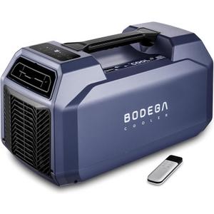 BODEGACOOLER Portable Tent Air Conditioner 6000 BTU, 110V Compressor Camping AC Unit for Tents, 5 Modes Cooling, Remote Control, ≤50dB Portable AC for Camping,Home,RV