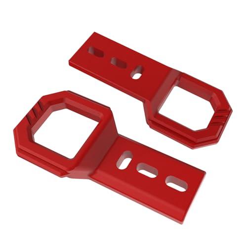 MusixiA Front Tow Hooks for Tacoma 2024 2025 2026/4Runner 2025-2026,/Ford F150 2009-2023,Tow Hook 2Pcs Red