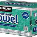 Kirkland Signature Premium Big Roll Paper Towels 12-roll, 160 Sheets Per Roll (12 Count (Pack of 1), Multicolor)