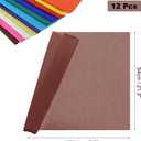 MECCANIXITY Crepe Paper Roll Crepe Paper Decoration 5.2ft Long 21.3 Inch Wide for Wedding Ceremony Various Festivals Decoration, Red Brown